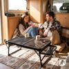 Epifit Flip 70 Folding Camping Table With Side Shelves