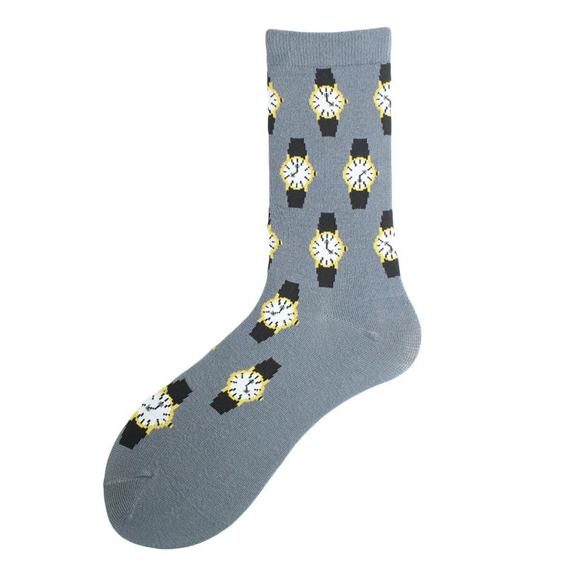 European and American Style Fashion Cotton Trend Stockings Autumn and Winter Tube Men and Women Socks
