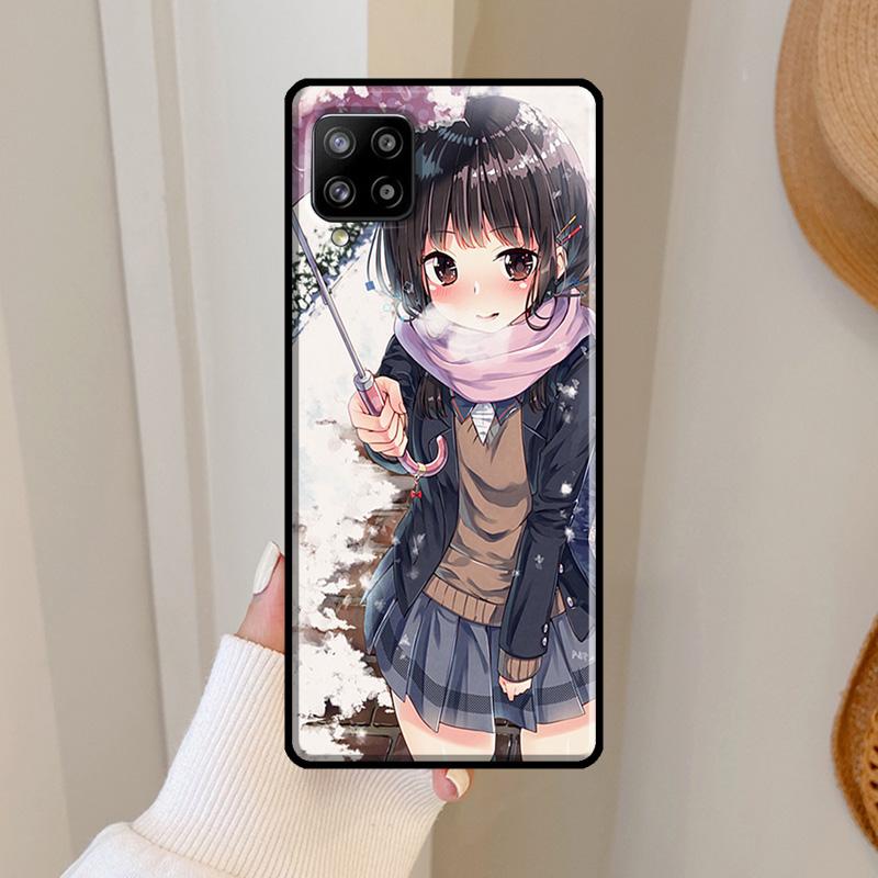 Anime Girl Cartoon Japan Cute Case For Samsung Galaxy A36 A56 A13 A23 A52 A32 A12 A54 A34 A14 A16 A26 A33 A53 A15 A35 A55