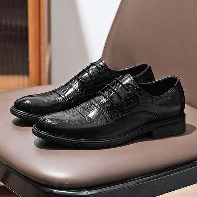 Herren Lederschuhe Schnürschuhe Oxford Schuhe für Herren Mode Marke Abend Business Kleidung Luxus Kleiderschuhe Herren Hochzeit Formelle Schuhe