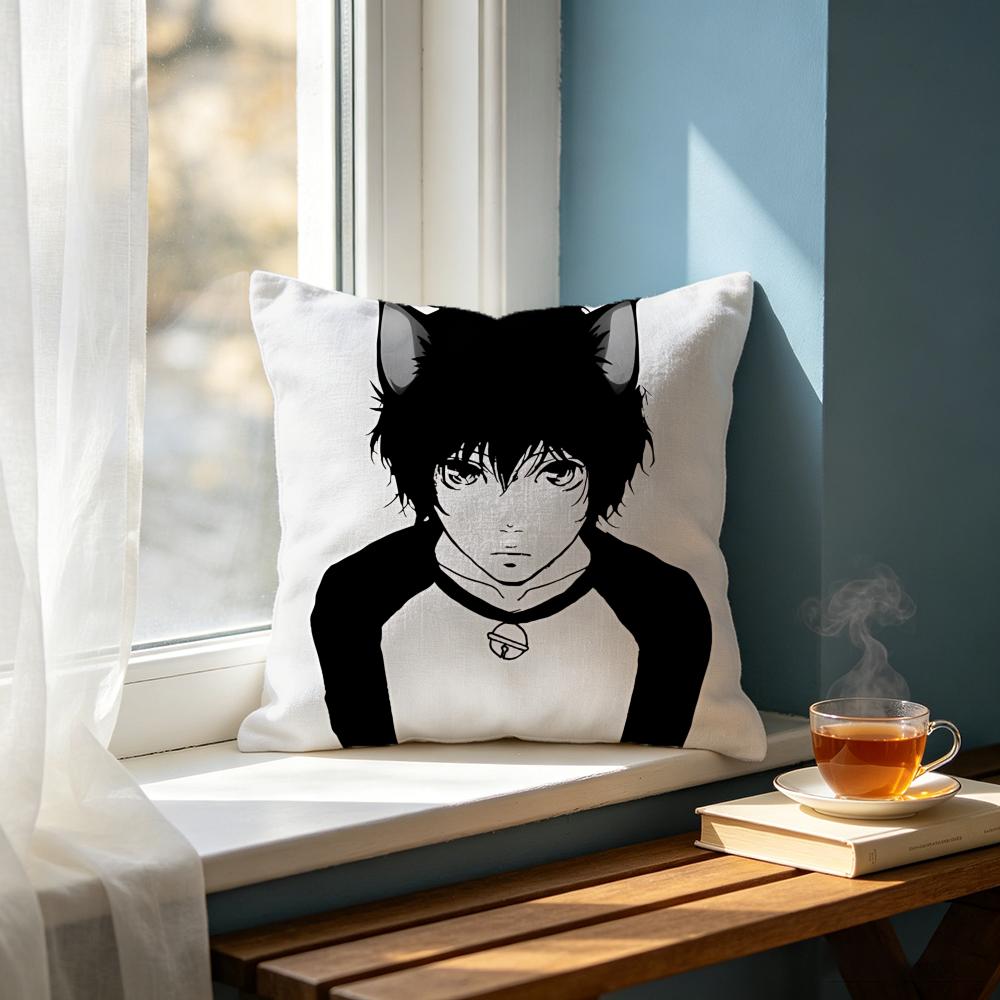 Anime KKou Mabuchied Cushion Cover Cushion Cover Set Pcs x x x Pillowcase Decorative Sofa Home Decor