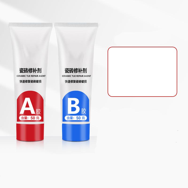 30/100g Fliesenreparaturmittel AB-Kleber Keramikreparaturkleber Marmorbodenfliese Toilettenwaschbecken Reparaturkleber Rissreparatur Dichtungskleber