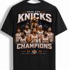 Knicks Champions 2026 Shirt Blue Orange Victory Fan Tee Unisex T-Shirt