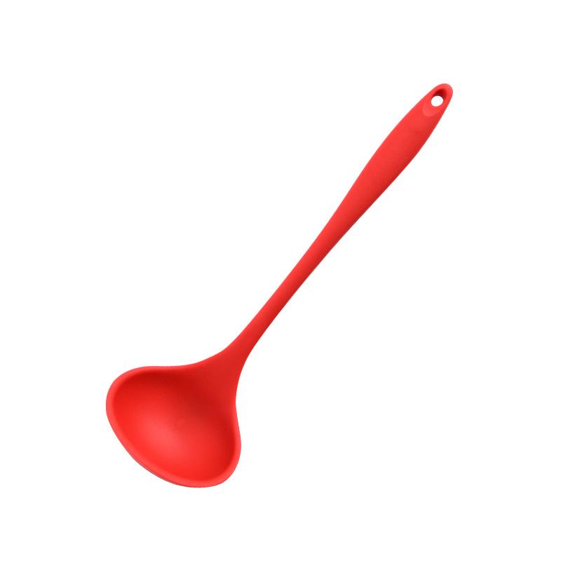 5-Piece High Temp Silicone Spatula & Ladle Set for Non-stick Cookware