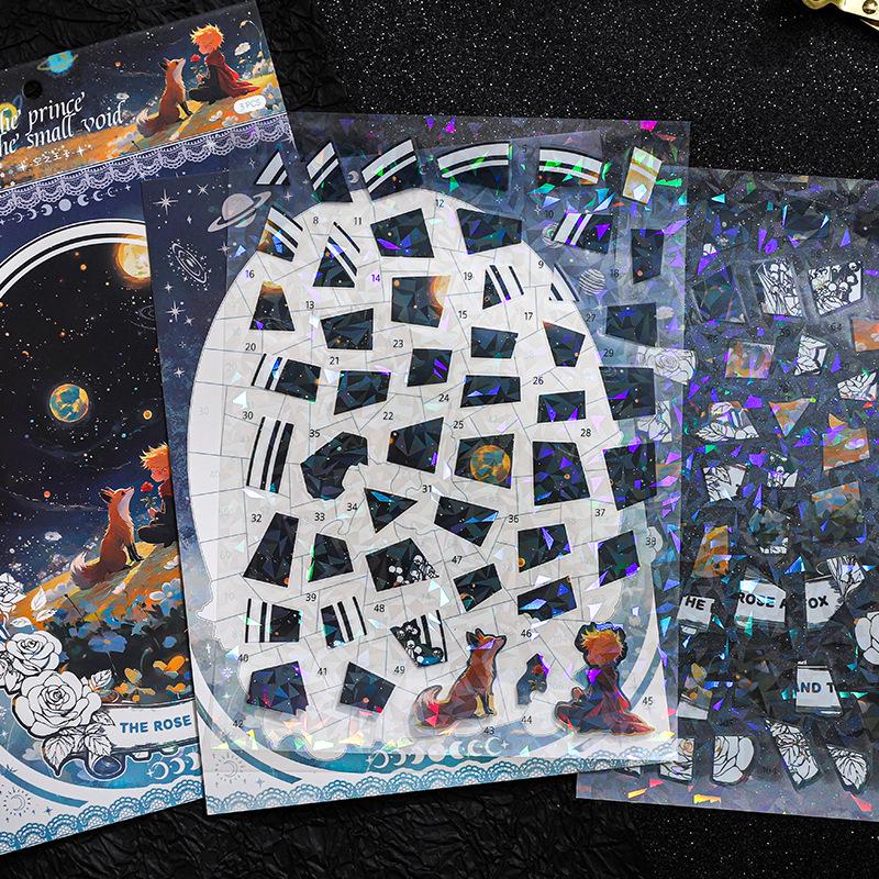 Dream Memory Series: Classical Shell Light Collage Stickers - 3 Styles