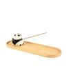 Ceramic Panda Incense Holder - Chinese Style Indoor Burner for Tea Ceremony and Home Decor
