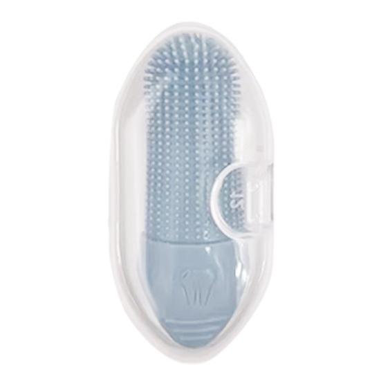 

Finger Pet Toothbrush Silicone Finger Cover Dog Toothbrush Soft Bristles Safe Pet Dental Brush for Medium Large Dogs Cats Teeth Cleaning синий