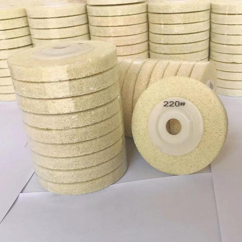Heavy Duty Polishing Wheel For Metal Wood Plastic 12000RPM High Efficiency Lightweight 80G Ergonomic Design