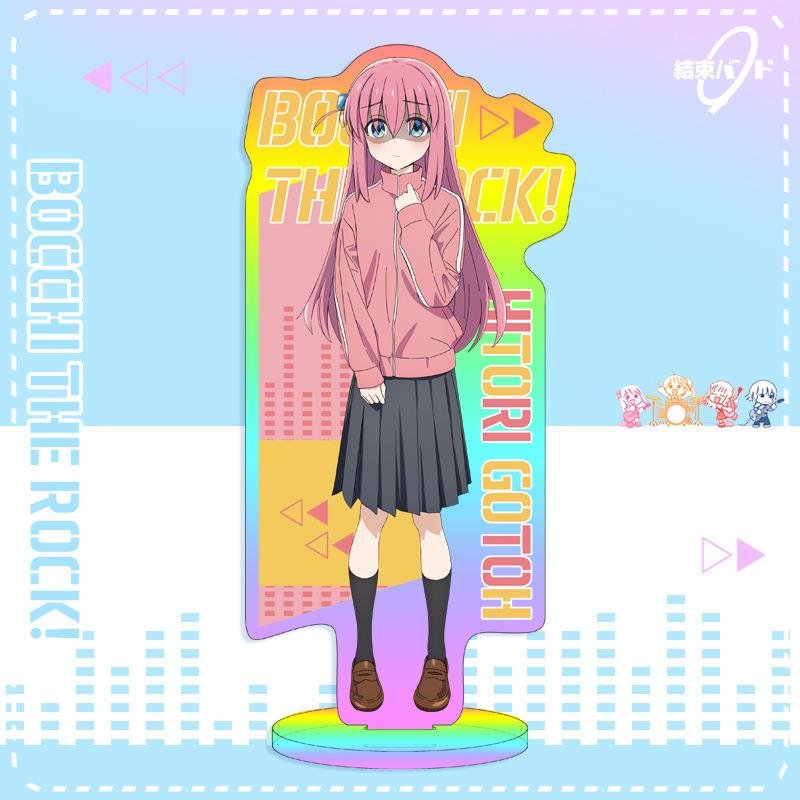 Rainbow Laser Bocchi The Rock Anime Stojan Akrylová figurka Yamada Ryō Kita Ikuyo Gotō Hitori Ijichi Nijika Stojací talíř