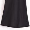 2025 Spring Women's Slim Crepe High-Waisted Casual Midi Skirt