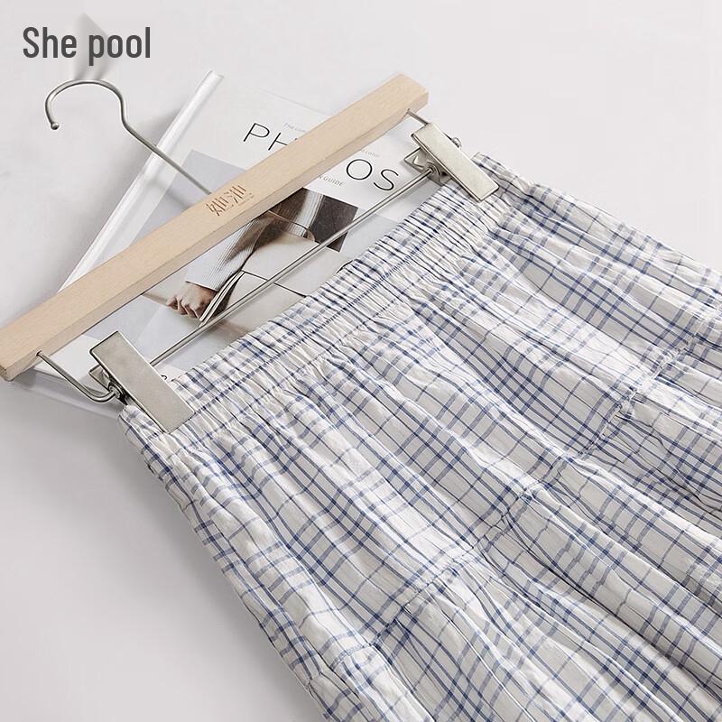 Романтичная клетчатая юбка А-силуэта в стиле пэчворк XL