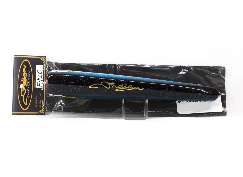 Indiga Diving Popper 120 grams Black Rainbow (2129)