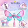 Bubble Machine For Kids | Butterfly Bubbles Wand Blower For Toddlers 1000+ Bubbles Per Minute | Gift For Girls Bubble Solution Included 25-26