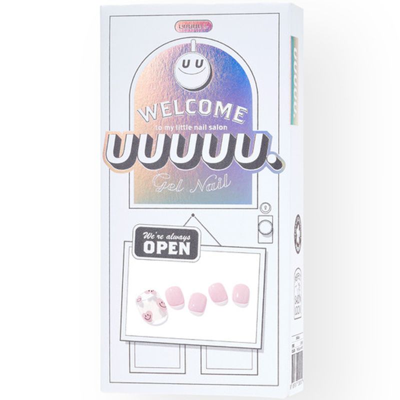 Pink Smiley Toes Gel Pedi