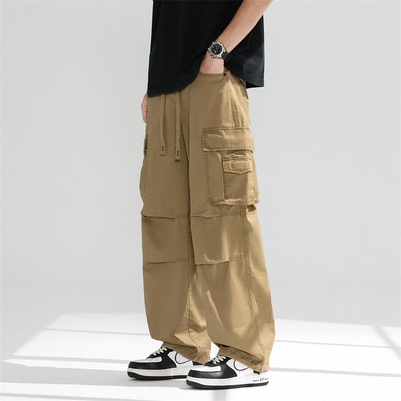 Men's new loose Japanese functional wind casual trendy brand multi-pocket overalls for