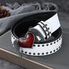 American Retro Love Belt Rivet Belt Decorative Punk Waist Spice Girl Personality Belt