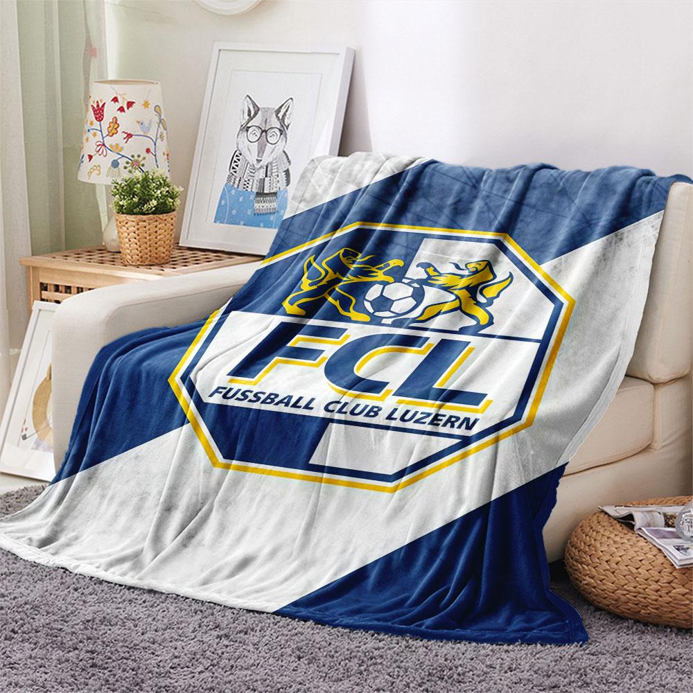 FC Luzern FlAannel Blanket, High Quality Comfortable for All Seasons, Home Decor, Warmth and Comfort