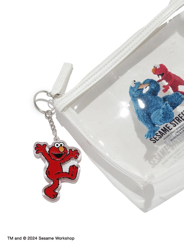 Sesame Street Market Plastic Keychain SSMUGG246463 Women's Red Free Size