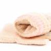 New half-finger gloves women's winter strawberry fleece thickened fashion open finger cold warm knitted plush gloves