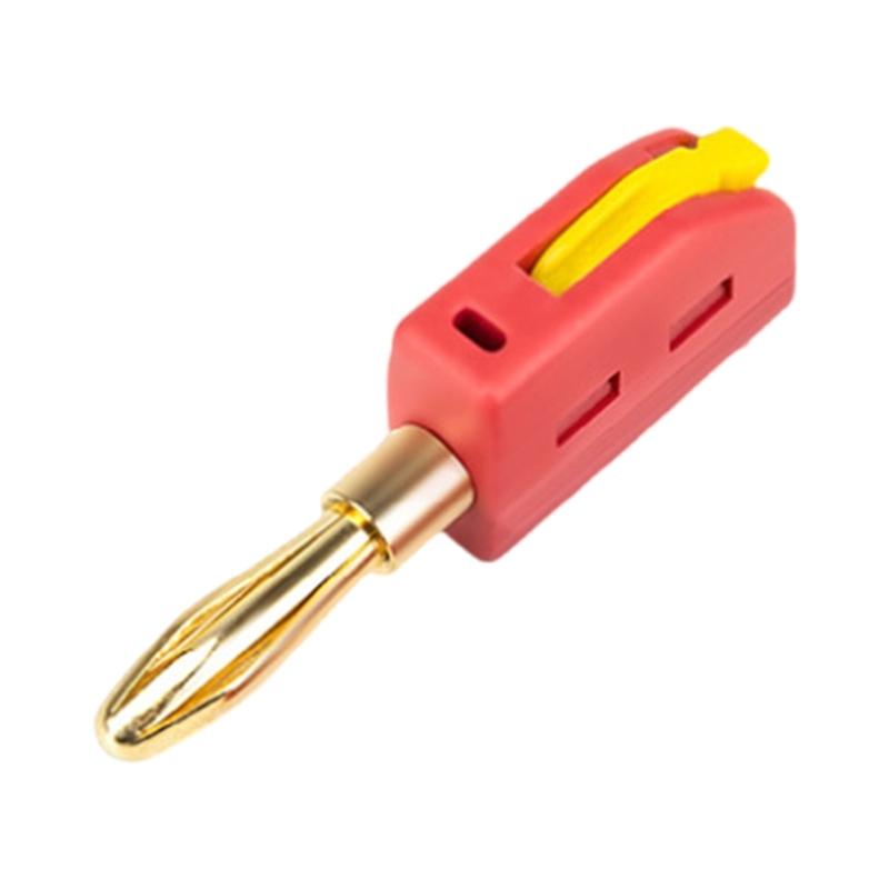 High Current Banana Connector with No Solder Design for Fast Assembly Automotive Modifications Engineering Applications