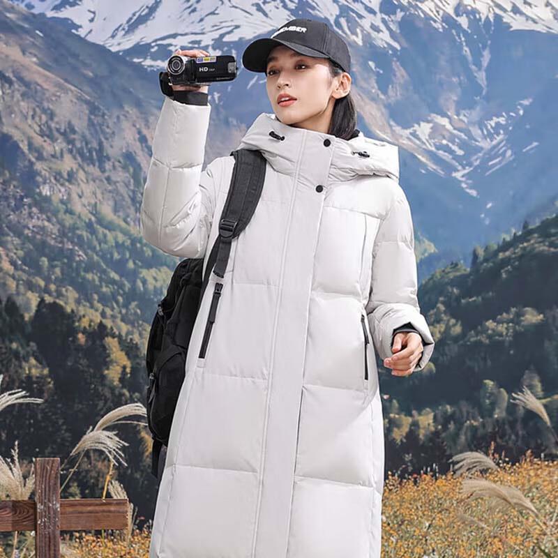 XueZhongFei Women's Warm Duck Down Jacket X40144390F