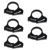 Set of 5 Garden Tubing Clips for Secure Drip Irrigation Systems in Greenhouses Double Gripping Adjustable Hose Clamps