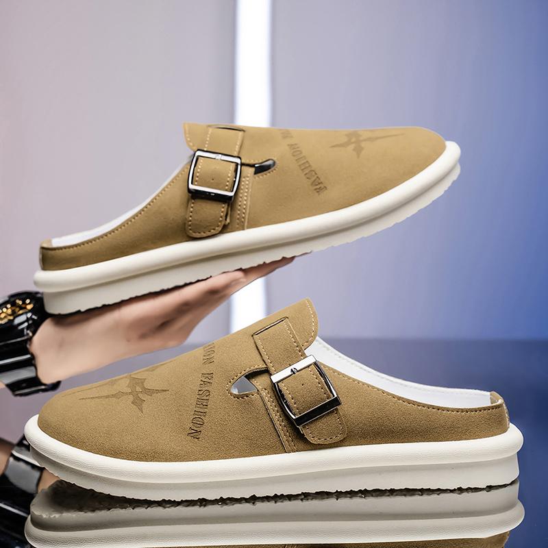 Sapatos Esportivos Masculinos Verão Mules Sem Encosto Chinelos Casuais Sapatos Tênis Tamanho Plus para Estudantes Sandálias Tamanho Grande 39-47