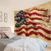 American Flag Tapestry Watercolor Vintage Stars Red Stripes Wall Tapestry Tree Woodland Western Usa Flag Aesthetic Tapestries