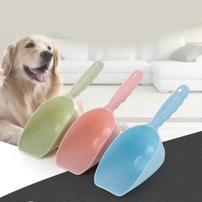 Large Capacity Pet Feeding Shovel Plastic Cat Dog Spoon Durable Pet Feeder Pet