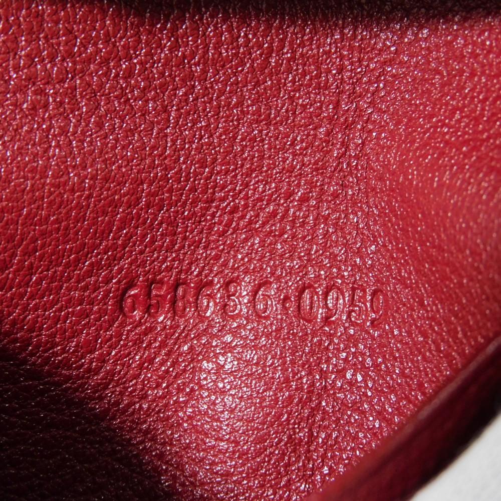 Used Diana Bamboo 6-Key Chain (9539) 658636 17Q0T 6638 7949 Double G Red GG Marmont Rosso Ancora Unisex from Japan