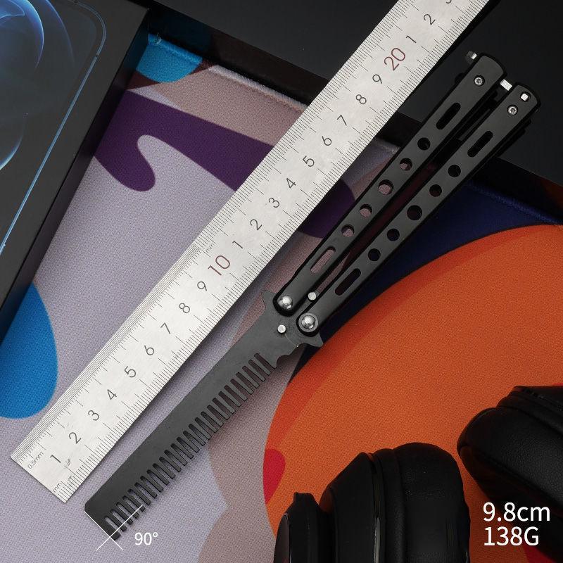 Zastřihovač vlasů kartáč na vyblednutí Profesionální holičský stříhací hřeben Pánský nastavitelný S Arc Hybrid Flat Top Salon Styling Tool
