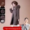XUEXI Women's Wool Blend Faux Fur Winter Coat