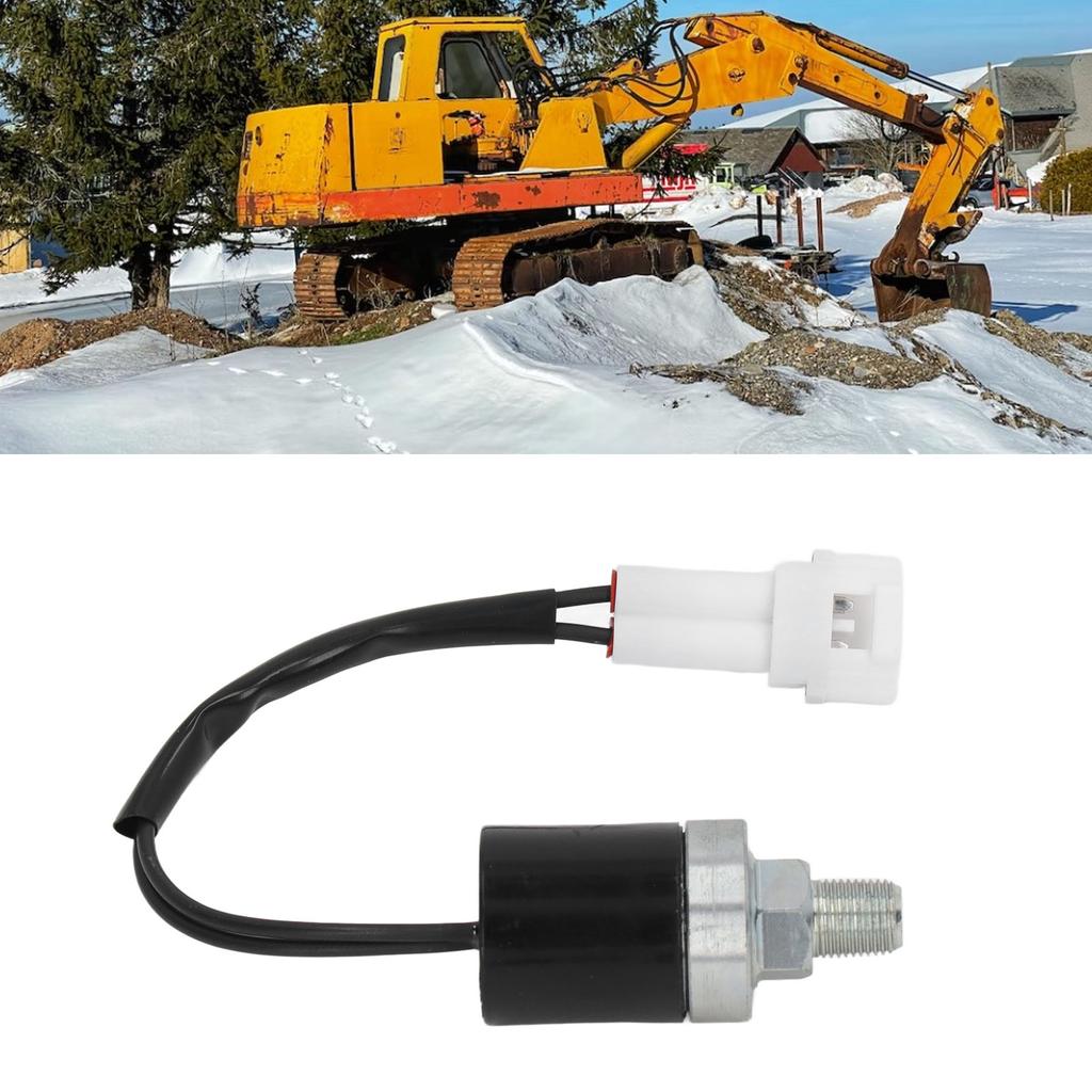 Stainless Steel 2 Pin Excavator Hydraulic Sensor Replacement for Excavator with Corrosion Resistance High Sensitivity Easy Installation