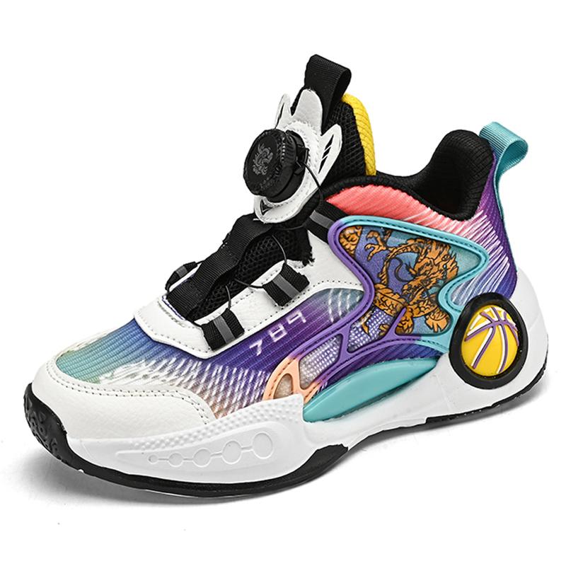 31-40 Children's Oversized Breathable Fashionable Sports and Leisure Shoes High Top Basketball Shoes Running Shoes