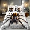 Beding Set Featuring Digital Print Comfortable Quilt Cover Col Spider Design Theme Patern Ful Polyester Brushed Digital Print Comfortable Quilt Cover