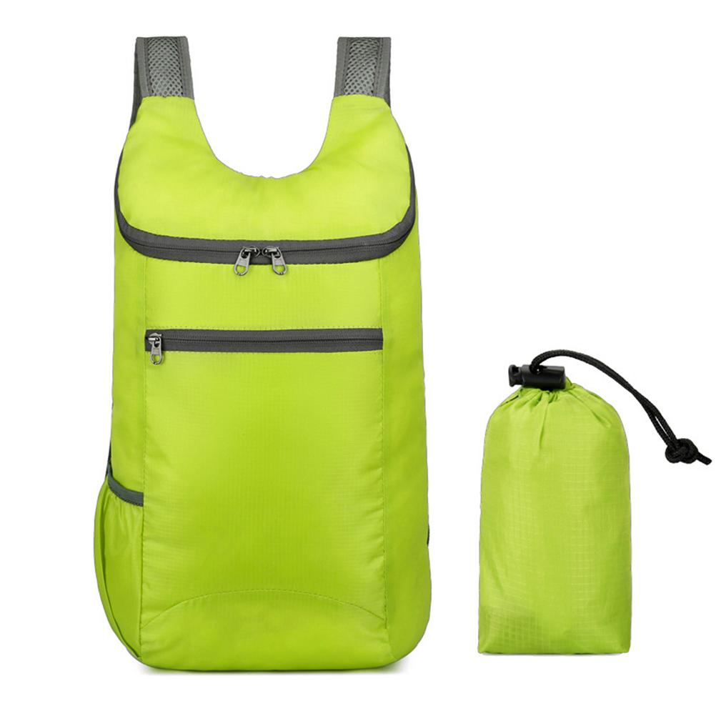 Outdoor Waterproof Foldable Lightweight Backpack Large Capacity Camping Hiking Travel Daypack Leisure Men Women Sport Bags