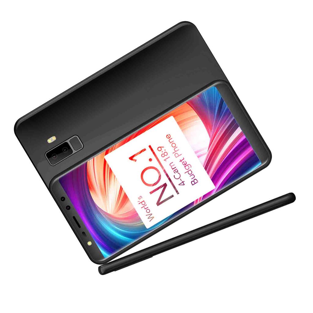 Quad Cam 18:9 Full Screen Mobile Phone Fingerprint 5.5 Inch HD 1280 * 640p 2GB+16GB WiFi GPS 2850mAh 3G WCDMA Smartphone