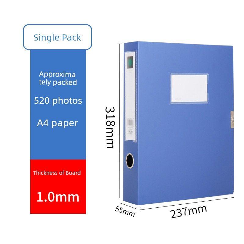Deli Data Thickened Folder File Box