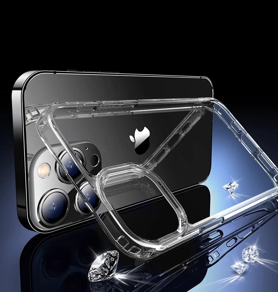 Hybrid case for iPhone 14 Pro, Ultra Clear