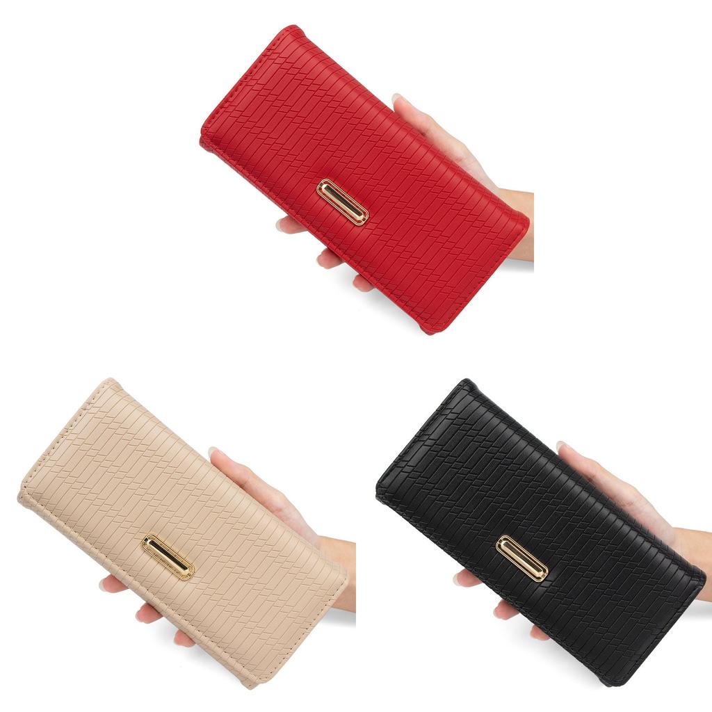 Pu Long Wallet For Women With Multiple Card Slots And Coin Pocket For Daily Use