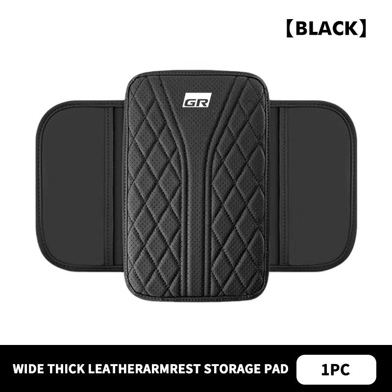 For Toyota Car Armrest Box Pad Auto Protective Armrest Mat Storage Bag GR Sport Camry Prius Auris Crown Yaris Corolla CHR Avalon