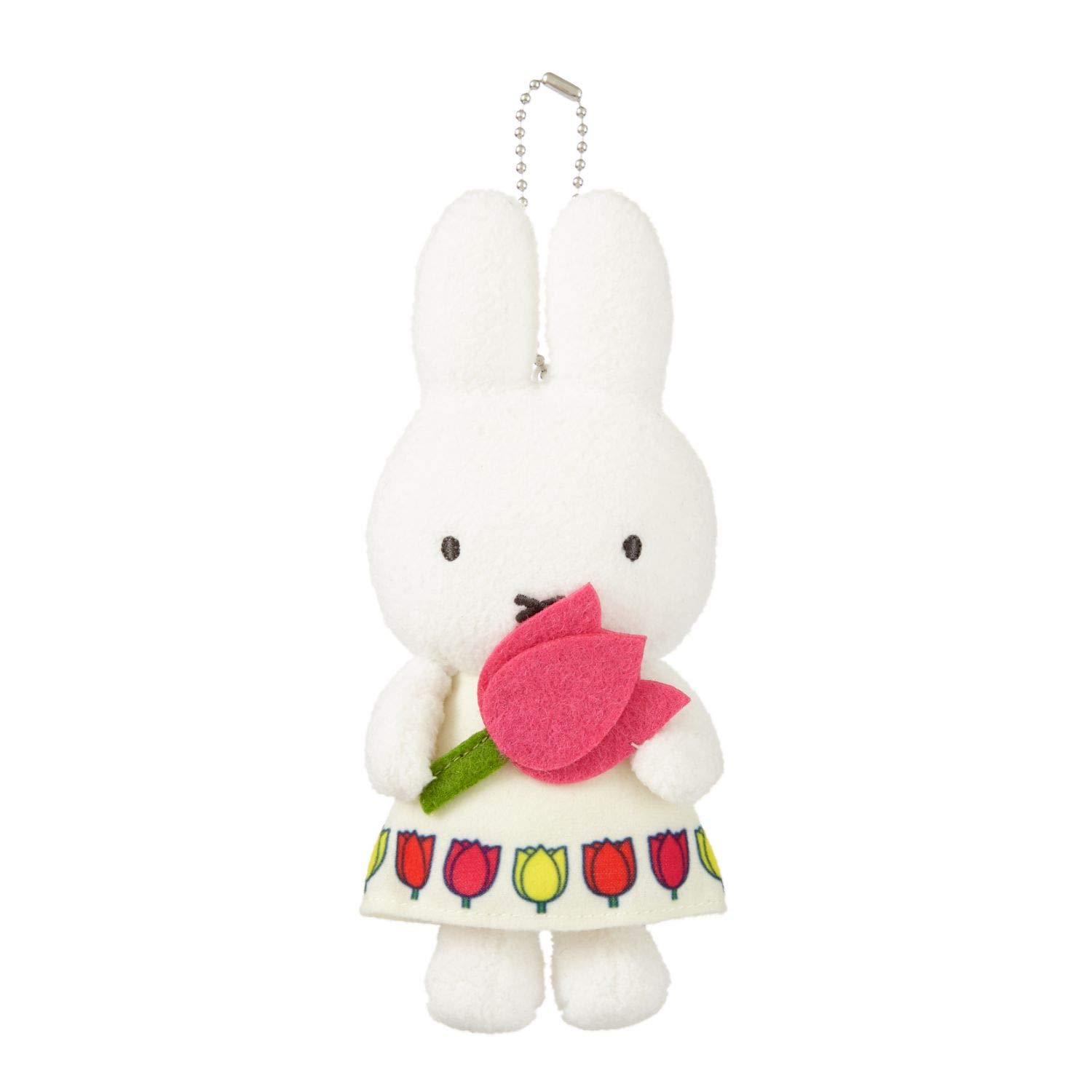 

Sekiguchi Miffy and Tulips Mascot Keychain 601295