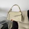 Fashionable Women's New Shoulder Bag Pure Color Handbag Versatile Simple Casual Diagonal Bag Flaps Small Square Bags Shoulder