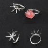 Set of 4 Elegant Blank Claw Rings Support  Adjustable Blank Claw Rings Base Setting Perfect Gift for Jewelry Enthusiasts
