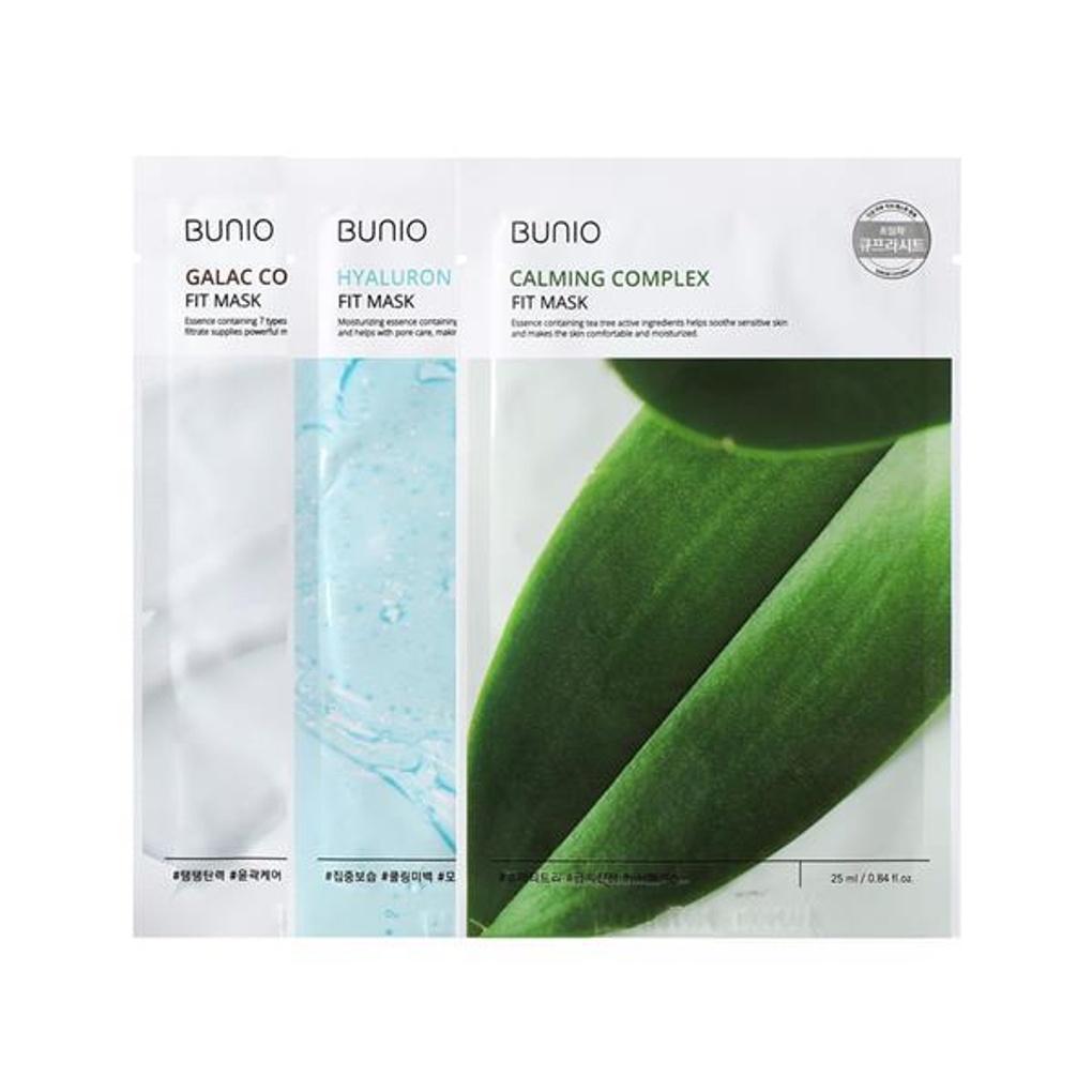 

bunio s 30-sheet, stick-on fit mask, highly recommended by influencers.