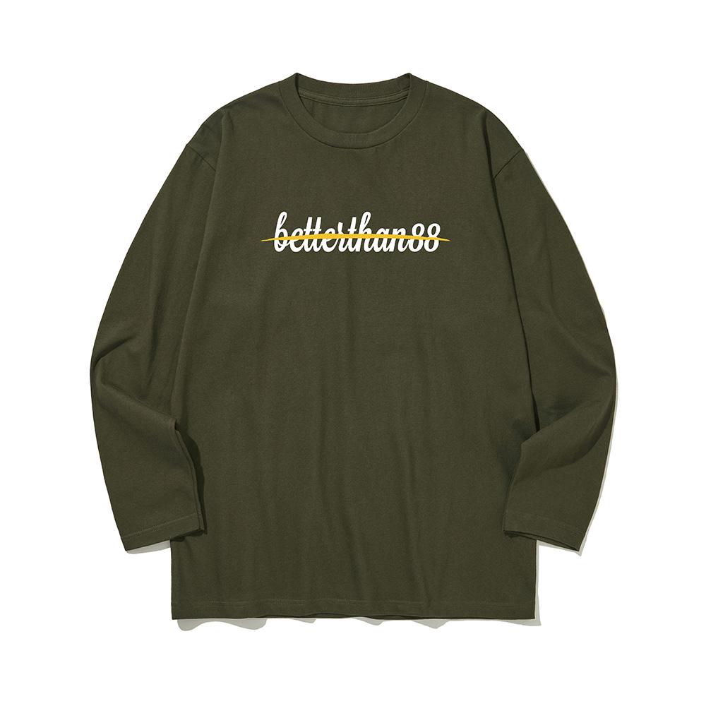 Better Than 88 Btls02 Basic Better Than Shashasak Logo Long Sleeve T-Shirt Note/S