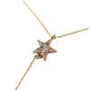 Les Trésors De Lily [P8145] - Designer-Halskette 'Ein Stern ist geboren' weiß gold rosé - 41 cm- 9 cm
