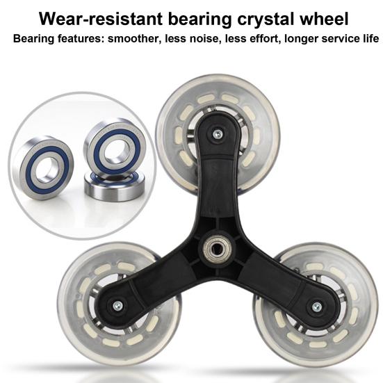 Einkaufswagen mit Sitz Doppel-Dreifachrad Ergonomischer Griff Treppensteiger-Trolley Dolly Einkaufswagen Schwerlast-Einkaufshandwagen