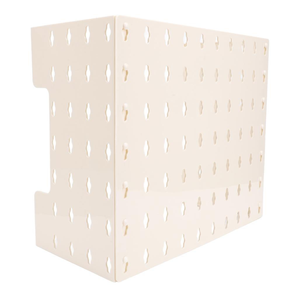 Pegboard Wall Mounted Display Multi Function Storage Rack Gas Water Heater Pipe Cover with Adhesive