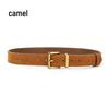 Korean Style Retro Suede Leather Belt with Pin Buckle – Perfect for Coats & Jeans